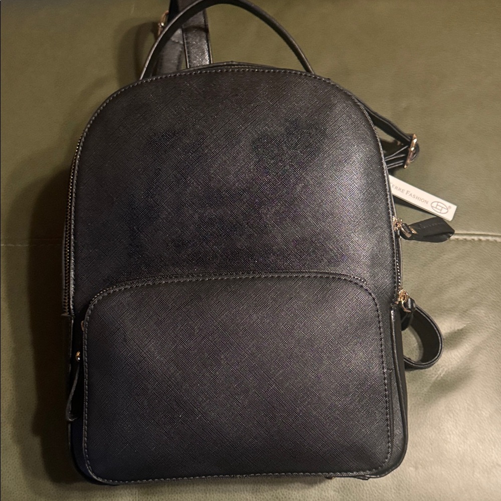 NWT, La Terre Fashion,  Black Women's Backpack